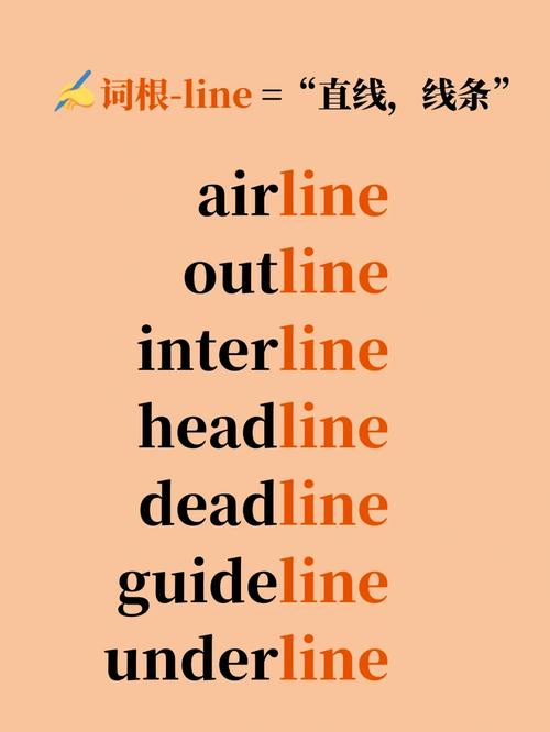 line英语后缀-line后面加数字什么意思